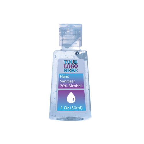 Custom Logo Sanitizer 1 oz Gel Bottle