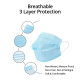 50 Pack 3-Ply Disposable Face Masks 50 Pack 3-Ply Disposable Face Masks