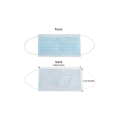 50 Pack 3-Ply Disposable Face Masks 50 Pack 3-Ply Disposable Face Masks