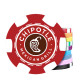 6 Stripe Custom Poker Chip - Direct Print 6 Stripe Custom Poker Chip - Direct Print