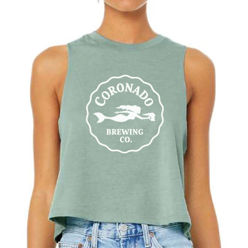 BELLA + CANVAS Women's Racerback Crop Tank