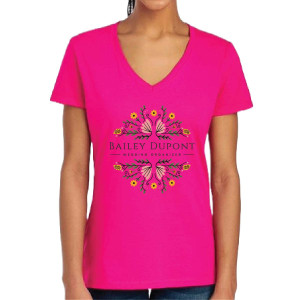 Fruit of the Loom HD Cotton Women's V-Neck T-Shirt