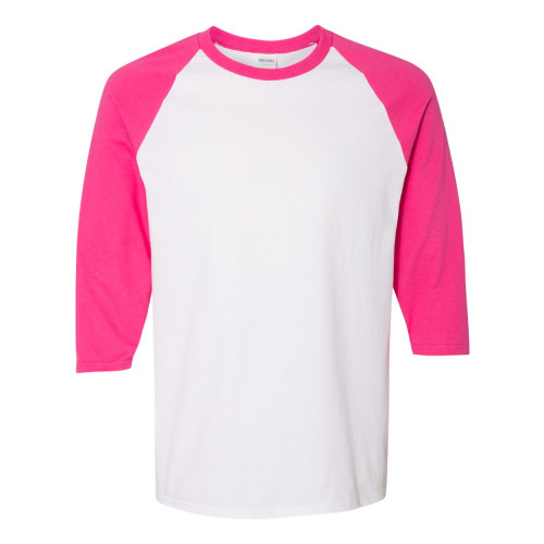 Gildan Unisex Heavy Cotton™ Raglan Three-Quarter Sleeve T-Shirt Gildan Unisex Heavy Cotton™ Raglan Three-Quarter Sleeve T-Shirt