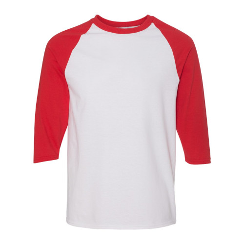 Gildan Unisex Heavy Cotton™ Raglan Three-Quarter Sleeve T-Shirt Gildan Unisex Heavy Cotton™ Raglan Three-Quarter Sleeve T-Shirt
