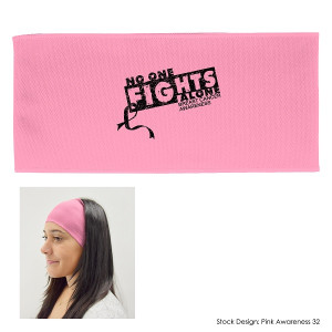 BREAST CANCER AWARENESS COOLING HEADBAND