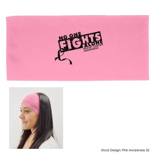 BREAST CANCER AWARENESS COOLING HEADBAND