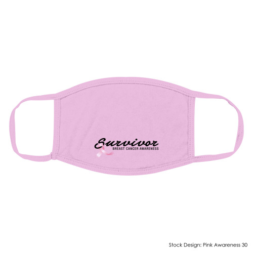BREAST CANCER AWARENESS COTTON REUSABLE MASK