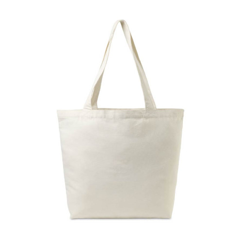 AWARE™ Recycled Cotton Shopper Tote with Interior Zip Pocket