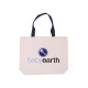 Cotton Canvas Tote with Color Accents