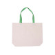 Cotton Canvas Tote with Color Accents