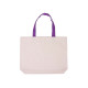Cotton Canvas Tote with Color Accents