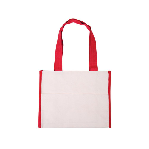 Cotton Gusset Accent Box Tote