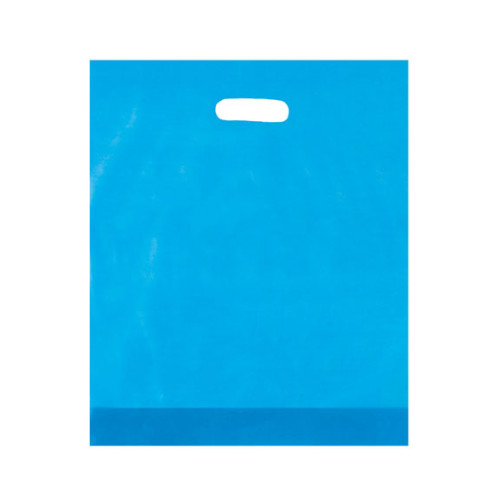 Frosted Die Cut Bag - 12x15x3
