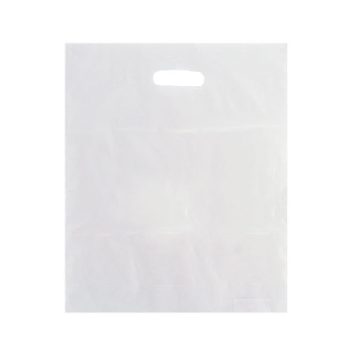 Frosted Die Cut Bag - 12x15x3
