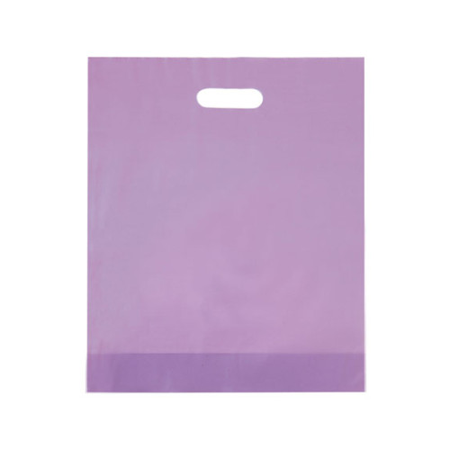 Frosted Die Cut Bag - 12x15x3