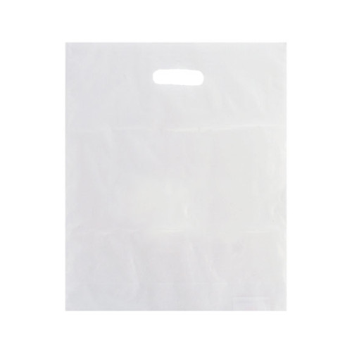 Frosted Die Cut Bag - 15x18x4