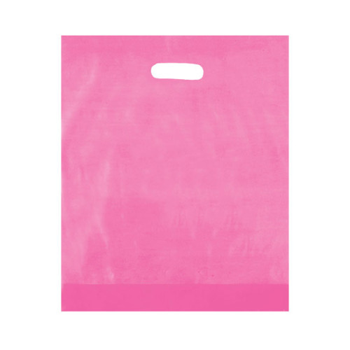 Frosted Die Cut Bag - 15x18x4