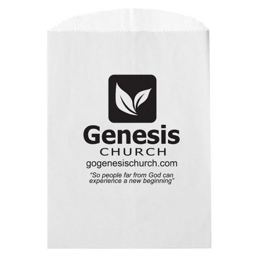 Glassine Lined 1/4# Paper Cookie, Candy, and Nut Bag - 4.75x6.75