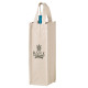 Heavyweight Cotton 1 Bottle Wine Tote Bag
