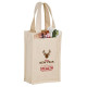 Heavyweight Cotton 2 Bottle Wine Tote Bag