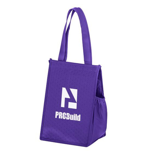 Insulated Non-Woven Lunch Tote Bag with Poly Board Insert Insulated Non-Woven Lunch Tote Bag with Poly Board Insert