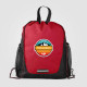 Jotun Recycled Polyester Pocketed Drawstring Bag Jotun Recycled Polyester Pocketed Drawstring Bag