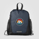 Jotun Recycled Polyester Pocketed Drawstring Bag Jotun Recycled Polyester Pocketed Drawstring Bag