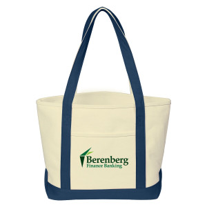 Medium Starboard Cotton Canvas Tote Bag - G