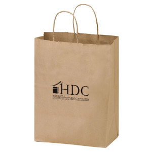 Natural Kraft Paper Wine Tote - 2 Bottle Natural Kraft Paper Wine Tote - 2 Bottle