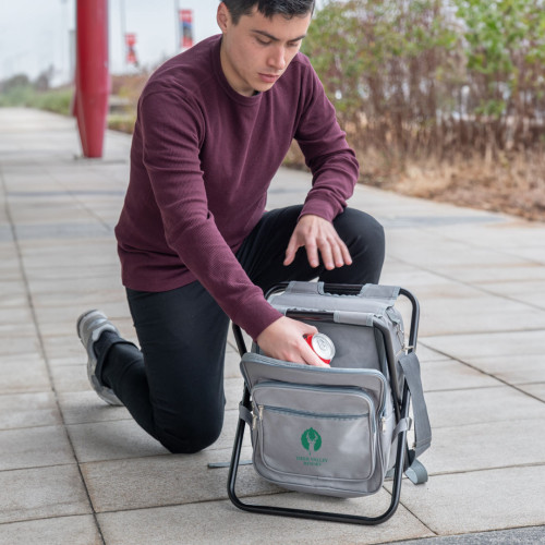 Riverbend Foldable Cooler Backpack & Chair Riverbend Foldable Cooler Backpack & Chair