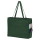 Non-Woven Over-The-Shoulder Tote Bag with Side Pockets - 20x16x6