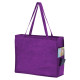 Non-Woven Over-The-Shoulder Tote Bag with Side Pockets - 20x16x6