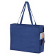 Non-Woven Over-The-Shoulder Tote Bag with Side Pockets - 20x16x6