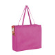 Non-Woven Over-The-Shoulder Tote Bag with Side Pockets - 16x12x6