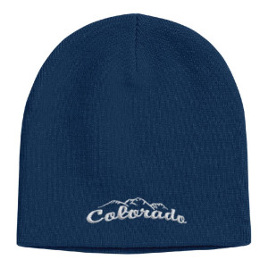 Embroidered Knit Beanie Cap