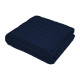 Embroidered Cable Knit rPET Chenille Blanket