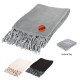 Embroidered Chateau Chenille Fringed Blanket Embroidered Chateau Chenille Fringed Blanket