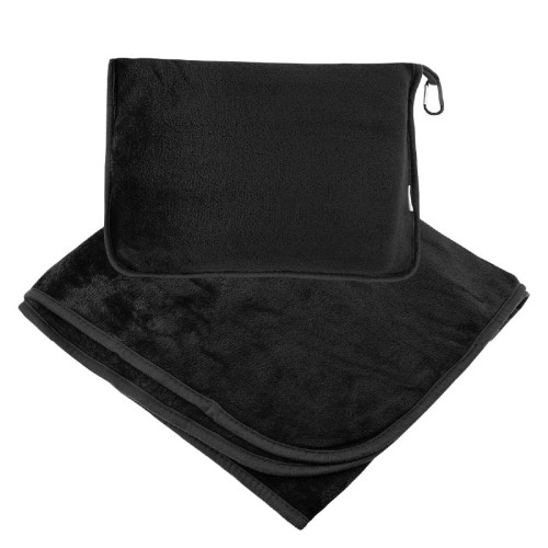 En Route rPET Embroidered Travel Blanket with Trolley Pillow Pouch