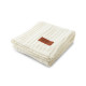 Leeman Cable Knit Sherpa Throw