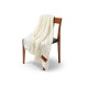 Leeman Cable Knit Sherpa Throw