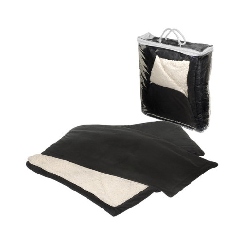 Embroidered Micro Mink Sherpa Blanket