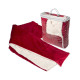 Embroidered Micro Mink Sherpa Blanket