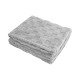 Embroidered rPET Checkered Sherpa Blanket Embroidered rPET Checkered Sherpa Blanket