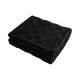 Embroidered rPET Checkered Sherpa Blanket Embroidered rPET Checkered Sherpa Blanket