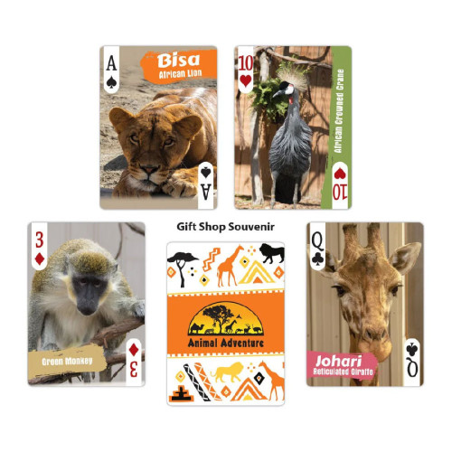 Custom Backs and Faces Poker Size Casino Quality Playing Cards - 100 Deck Minimum