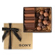 6 Piece Custom Cookie Gift Box with Sea Salt Caramels