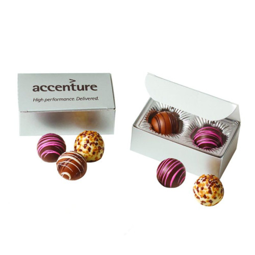 Truffle Gift Box with 2 Truffles Truffle Gift Box with 2 Truffles