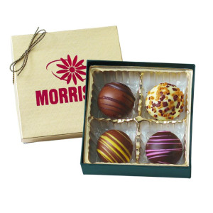 Truffle Gift Box with 4 Truffles Truffle Gift Box with 4 Truffles