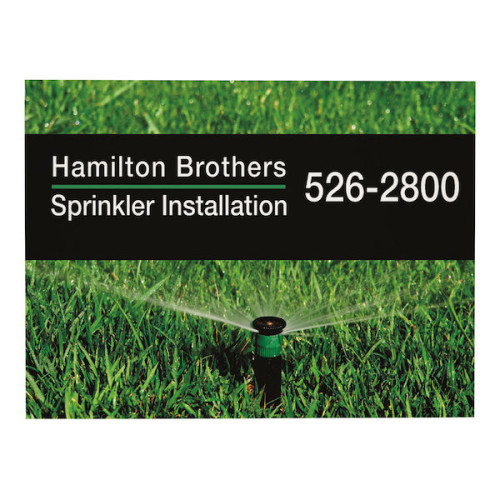Corrugated Plastic Sign (Single-Sided)