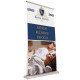 Deluxe Pro Retractor Double-Banner Kit (No-Curl Opaque Fabric)
